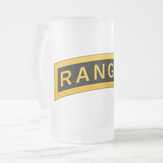 Ranger Tab Mattglas Bierglas (Vorderseite Links)