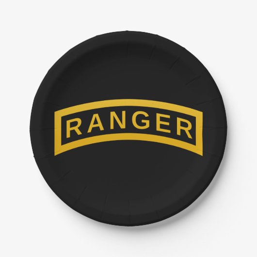 Ranger Tab Pappteller (Vorderseite)