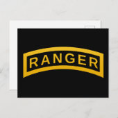 Ranger Tab Postkarte (Vorne/Hinten)