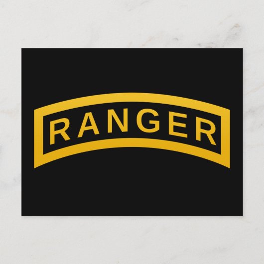 Ranger Tab Postkarte (Vorderseite)