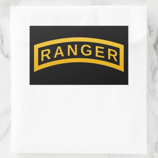 Ranger Tab Rechteckiger Aufkleber (Tasche)