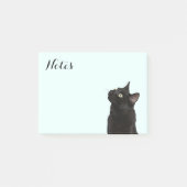 Ranger the Black Cat Post-it Klebezettel (Vorderseite)