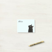 Ranger the Black Cat Post-it Klebezettel (Auf Schreibtisch)