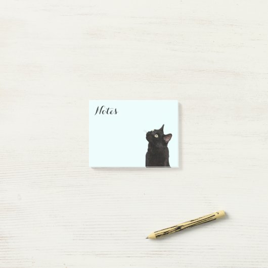 Ranger the Black Cat Post-it Klebezettel (Auf Schreibtisch)