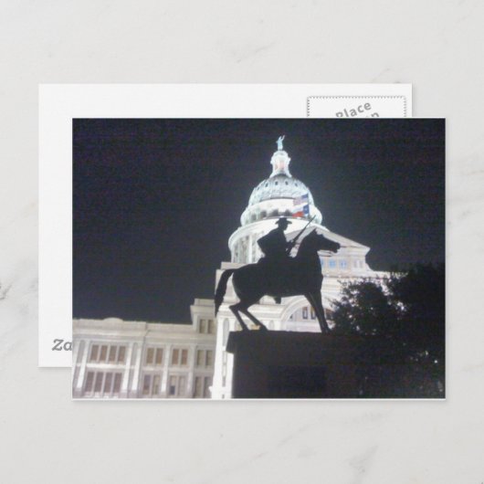 Ranger vor TX Hauptstadt.jpg Postkarte (Vorne/Hinten)