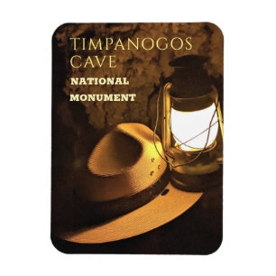 Ranger's Hat and Lantern Timpanogos Höhle, Utah Magnet