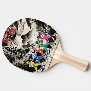 Rangers in Japan Woodblock Tischtennis Schläger