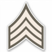 Rangfolge der Armee Aufkleber (Vorderseite)