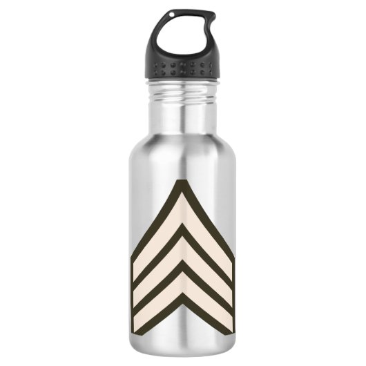 Rangfolge der Armee Edelstahlflasche (Vorderseite)