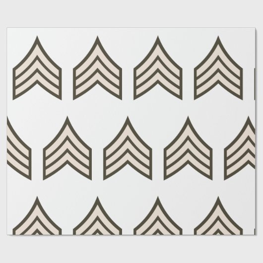 Rangfolge der Armee Geschenkpapier (Flach)