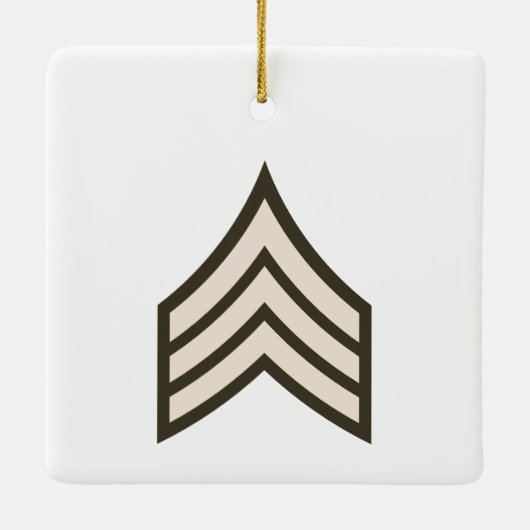 Rangfolge der Armee Keramikornament (Rückseite)
