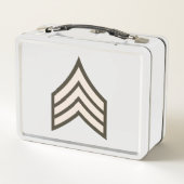 Rangfolge der Armee Metall Brotdose (Rückseite)