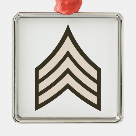 Rangfolge der Armee Ornament Aus Metall (Vorne)