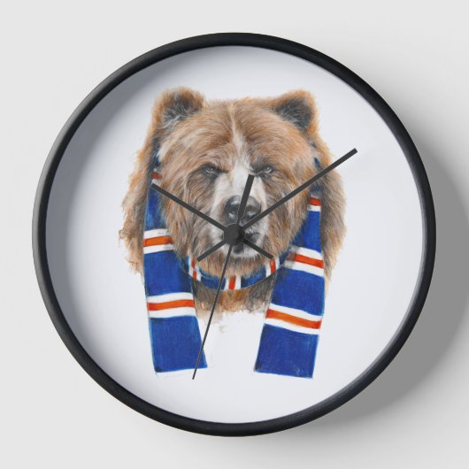 Rangierbär - Uhr (Vorderseite)