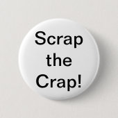 Rangieren Sie den Mist-Knopf aus Button (Vorderseite)