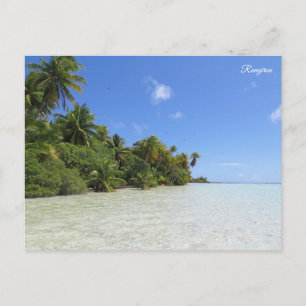 Rangiroa Blue Lagoon Feiertagspostkarte
