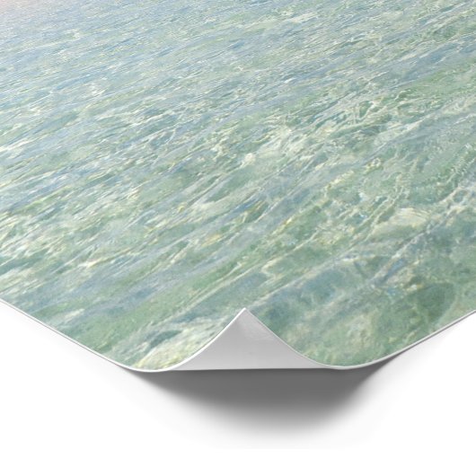 Rangiroa Blue Lagoon Poster (Ecke)