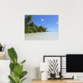 Rangiroa Blue Lagoon Poster (Heimbüro)