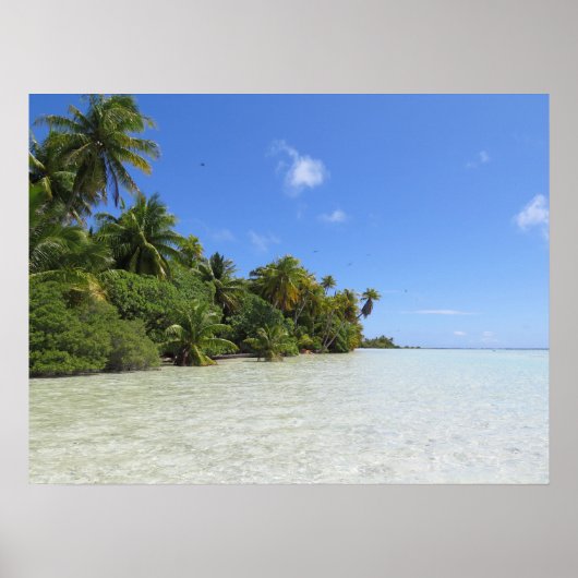 Rangiroa Blue Lagoon Poster (Vorne)