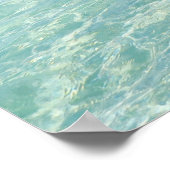 Rangiroa Blue Lagoon Poster (Ecke)