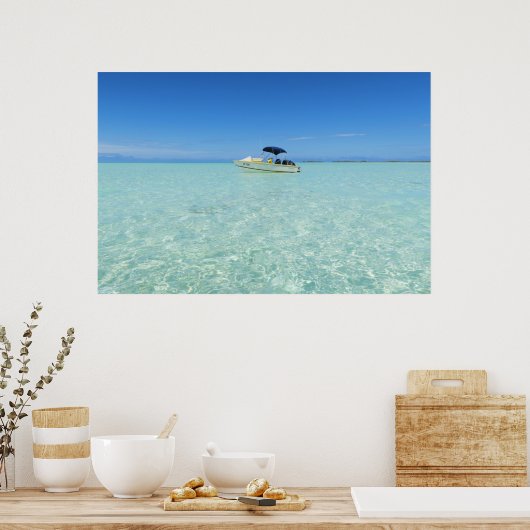 Rangiroa Blue Lagoon Poster (Küche)