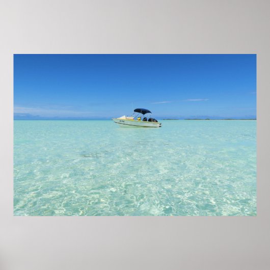 Rangiroa Blue Lagoon Poster (Vorne)
