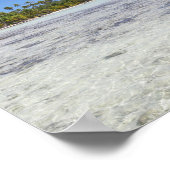 Rangiroa Blue Lagoon Poster (Ecke)