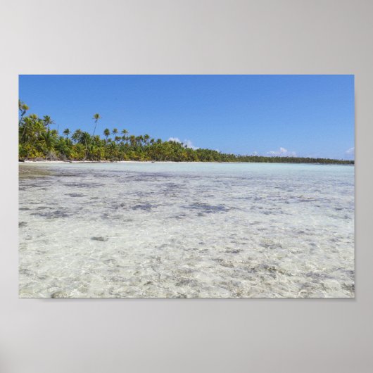 Rangiroa Blue Lagoon Poster (Vorne)