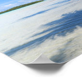 Rangiroa Blue Lagoon Poster (Ecke)