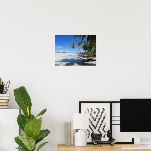 Rangiroa Blue Lagoon Poster (Heimbüro)