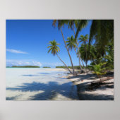 Rangiroa Blue Lagoon Poster (Vorne)
