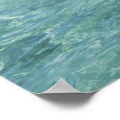 Rangiroa Blue Lagoon Poster (Ecke)