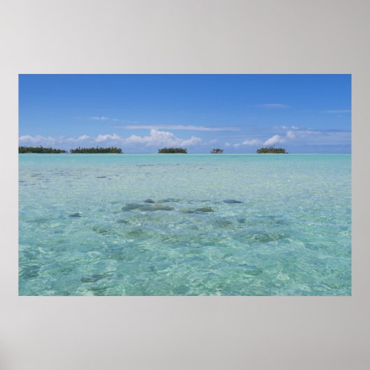 Rangiroa Blue Lagoon Poster (Vorne)