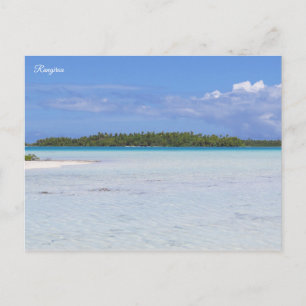 Rangiroa Blue Lagoon Postkarte