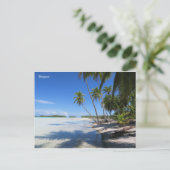 Rangiroa Blue Lagoon Postkarte (Stehend Vorderseite)