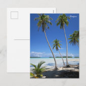 Rangiroa Feiertagspostkarte (Vorne/Hinten)