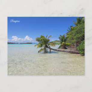 Rangiroa Französisch-Polynesien Feiertagspostkarte