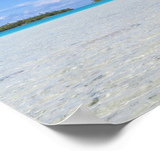 Rangiroa Französisch-Polynesien Poster (Ecke)