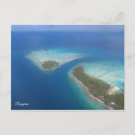 Rangiroa Französisch-Polynesien Postkarte (Vorderseite)