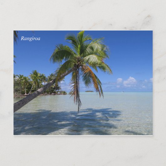 Rangiroa Französisch-Polynesien Postkarte (Vorderseite)