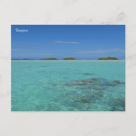 Rangiroa Französisch-Polynesien Postkarte (Vorderseite)