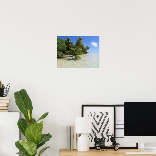 Rangiroa Palm Trees Poster (Heimbüro)