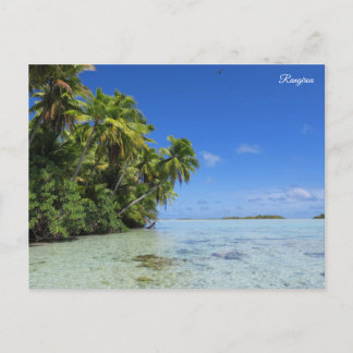 Rangiroa Tropeninsel Feiertagspostkarte