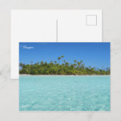 Rangiroa Tropical Island Postkarte (Vorne/Hinten)
