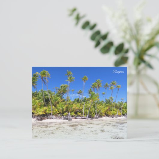 Rangiropalmen Postkarte (Stehend Vorderseite)