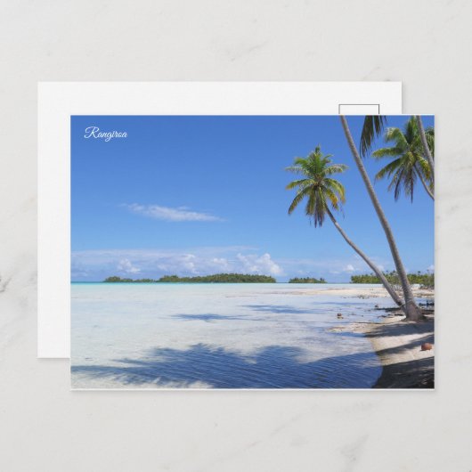 Rangiropalmen Postkarte (Vorne/Hinten)