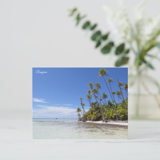 Rangiropalmen Postkarte (Stehend Vorderseite)