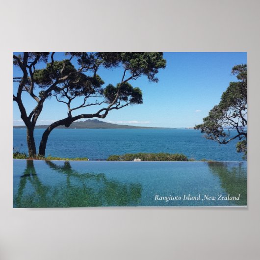 Rangitoto Island, Neuseeland Poster (Vorne)