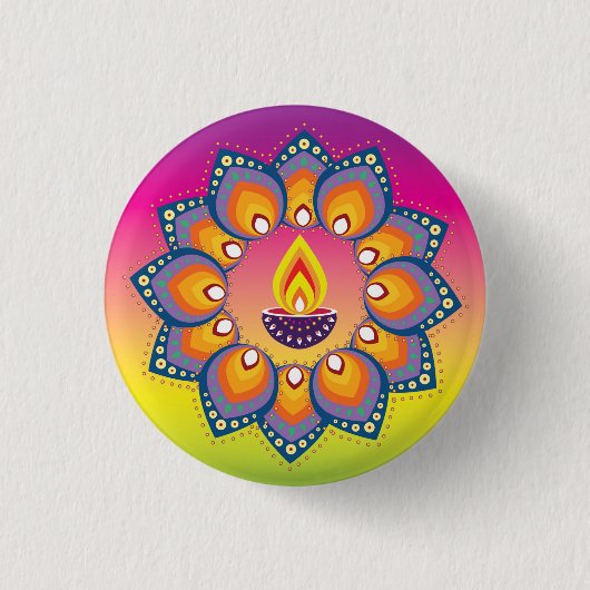 Rangoli 001 button (Vorderseite)