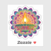 Rangoli Aufkleber (Blatt)